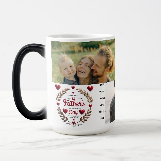 Taza Mágica Morphing Mug personalizado de 15 oz (Izquierda)