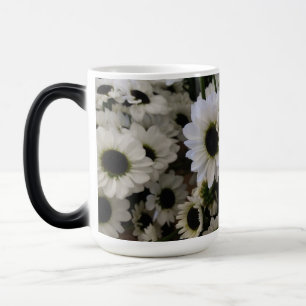 Taza Mágica Morphing Mugs - Black & White Daisisies