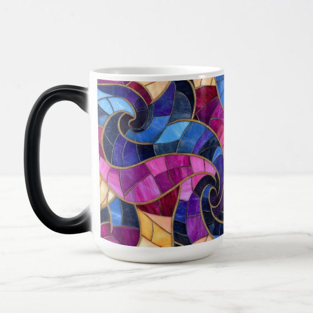 Taza Mágica Mosaic Mug Fancy Coffee Mug (Izquierda)