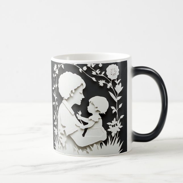 Taza Mágica Mothers Day Grandma Coffee Mug (Derecha)