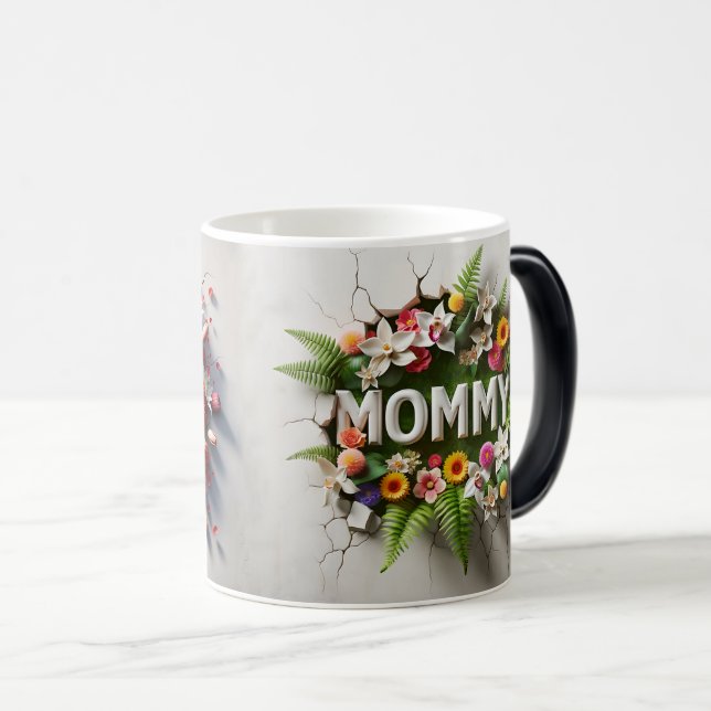 Taza Mágica Mothers Day LOVE 3D (Anverso derecho)