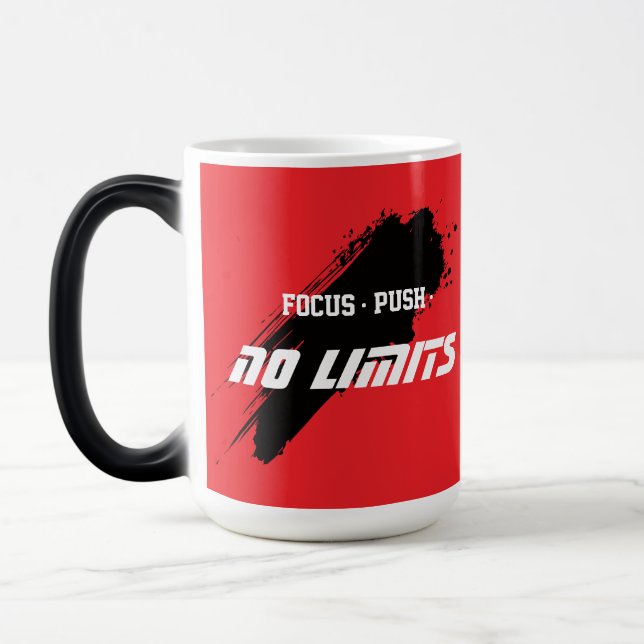 Taza Mágica Motivational Fitness Red (Izquierda)