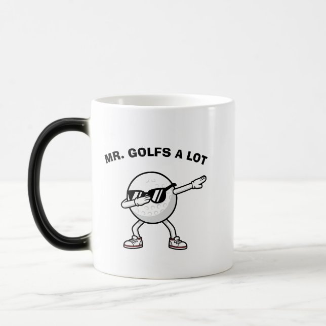 Taza Mágica MR. GOLFS A LOT,Funny Golf (Izquierda)