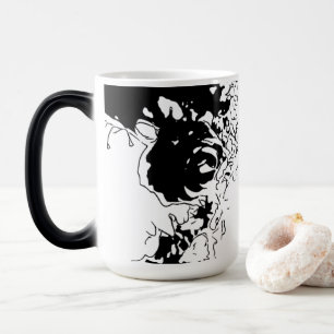 Taza Mágica MRNStudios Doodle de flores