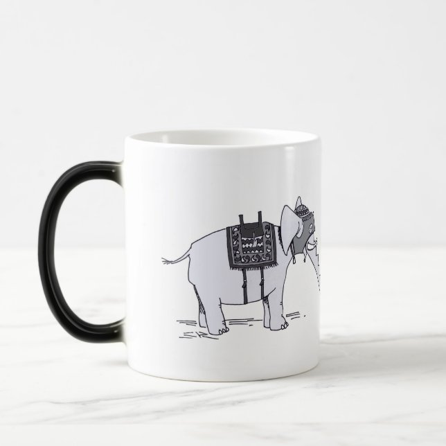 Taza Mágica Muerga del escalador elefante (Izquierda)