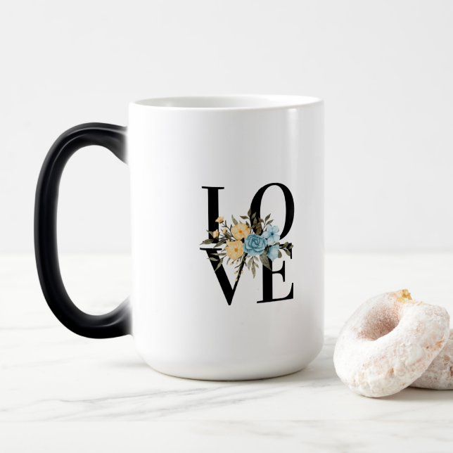 Taza Mágica Muertes de amor (Con donut)
