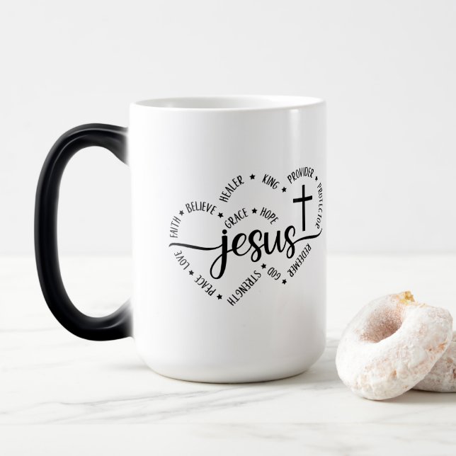 Taza Mágica - Mug Combo de 15 oz (Con donut)