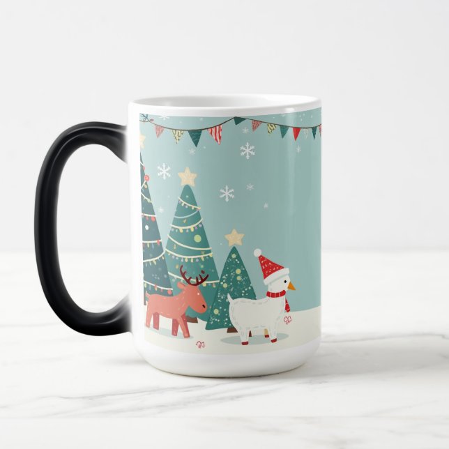 Taza Mágica Mug conmemorativa de los navidades (Izquierda)