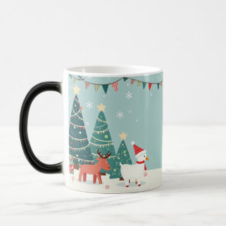 Taza Mágica Mug conmemorativa de los navidades
