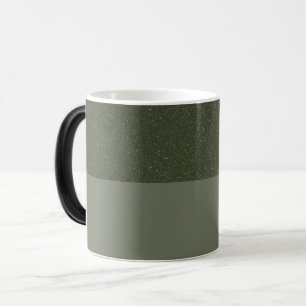 Taza Mágica Mug de cerámica verde de color sobre mate - Person