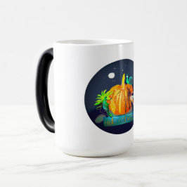 Taza Mágica Mug de espíritu de calabaza - Animales de Hallowee