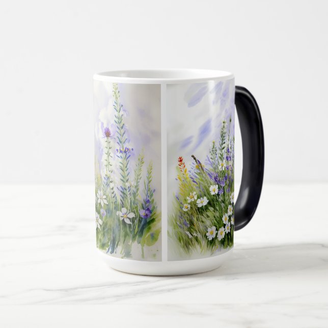 Taza Mágica Mug de flores silvestres (Anverso derecho)