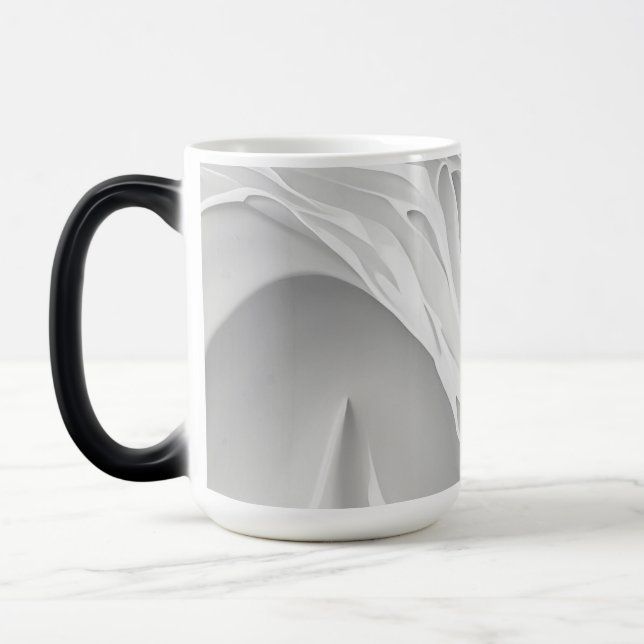 Taza Mágica Mug de honeycomb blanco (Izquierda)