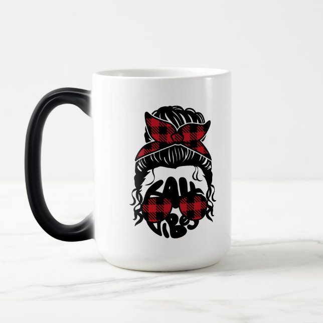 Taza Mágica Mug de la pareja del cráneo de búfalo (Izquierda)