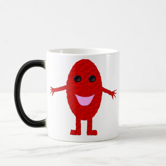 Taza Mágica Mug de morfo de la uva roja feliz