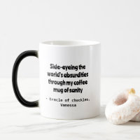 Mug de personalización del humor cínico para café