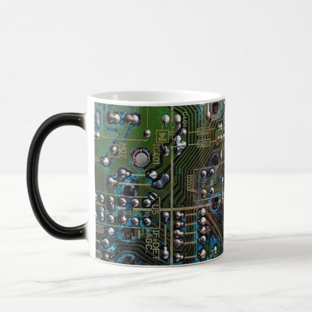 Taza Mágica Mug. de placa de circuito (Izquierda)