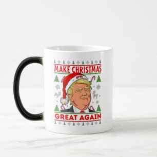 Taza Mágica Mug de regalo republicano, Donald Trump Feliz Navi