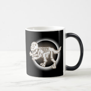 Taza Mágica Mug. esqueleto dinosaurio