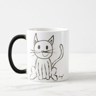 Taza Mágica Mug Kitty Pintado