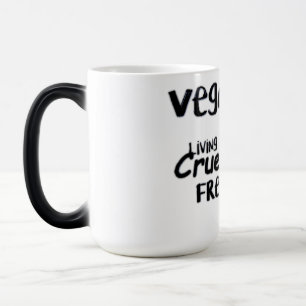 Taza Mágica Mug libre de crueldad vegan