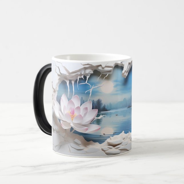 Taza Mágica Mug Magic 3D Landscape (Anverso izquierdo)