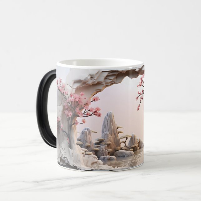 Taza Mágica Mug Magic 3D Landscape (Anverso izquierdo)