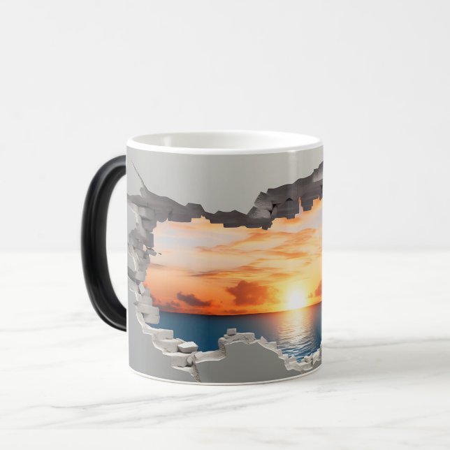 Taza Mágica Mug Magic 3D Landscape (Anverso izquierdo)