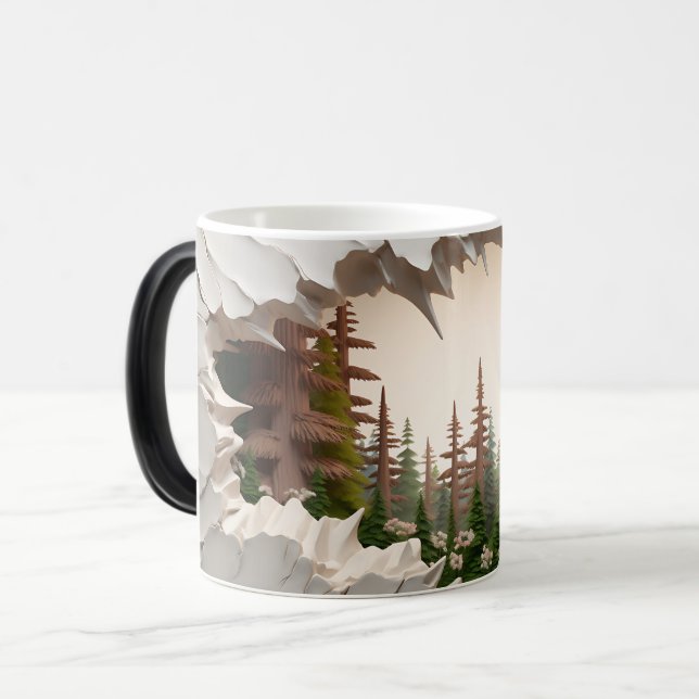 Taza Mágica Mug Magic 3D Landscape (Anverso izquierdo)