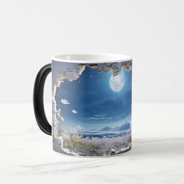 Taza Mágica Mug Magic 3D Landscape (Anverso izquierdo)