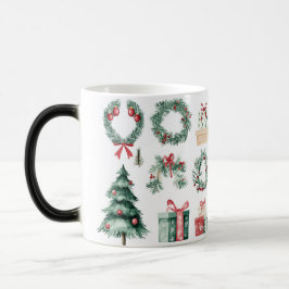 Taza Mágica Mug Magic Festive Vintage Christmas