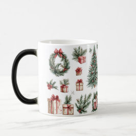 Taza Mágica Mug Magic Festive Vintage Christmas