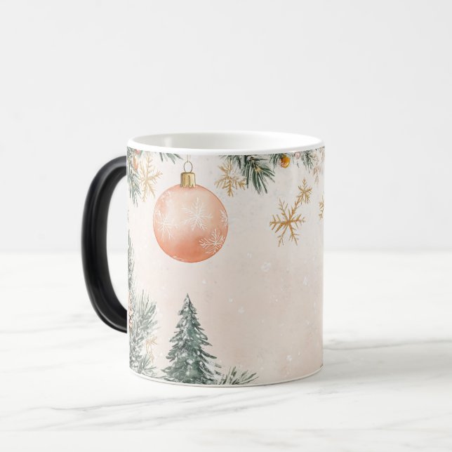Taza Mágica Mug Magic Festive Vintage Christmas (Anverso izquierdo)