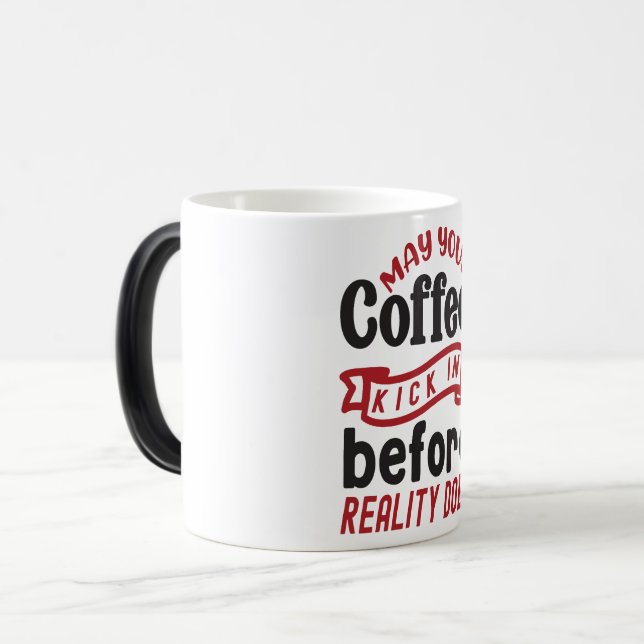 Taza Mágica Mug Magic Funny Office Coffee Quotes (Anverso izquierdo)