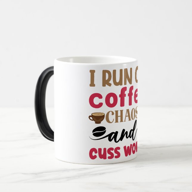 Taza Mágica Mug Magic Funny Office Coffee Quotes (Anverso izquierdo)