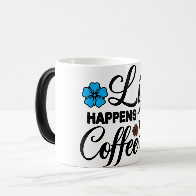 Taza Mágica Mug Magic Funny Office Coffee Quotes (Anverso izquierdo)