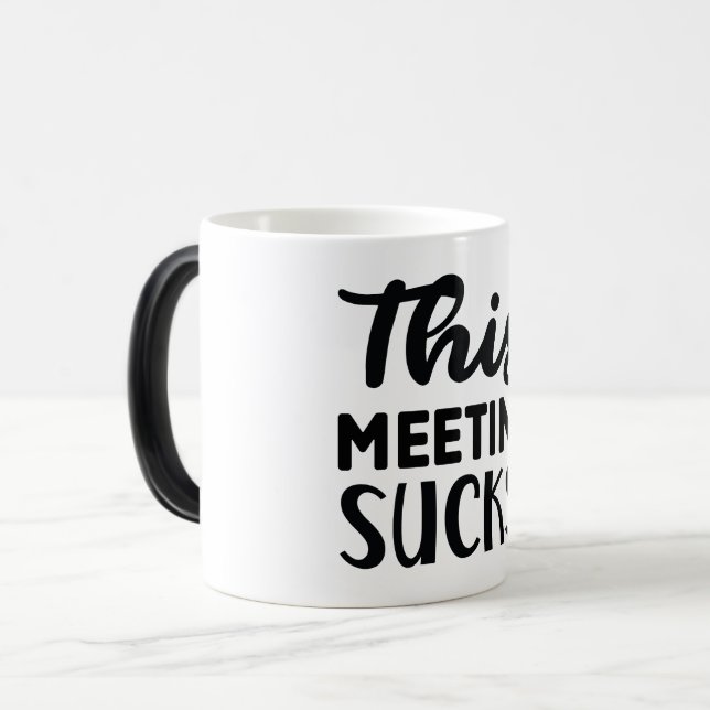 Taza Mágica Mug Magic Funny Office Coffee Quotes (Anverso izquierdo)