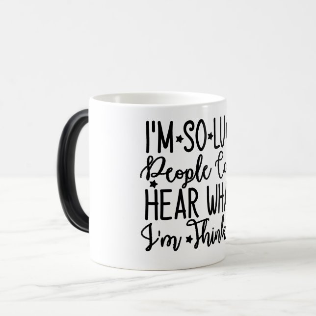 Taza Mágica Mug Magic Funny Office Coffee Quotes (Anverso izquierdo)