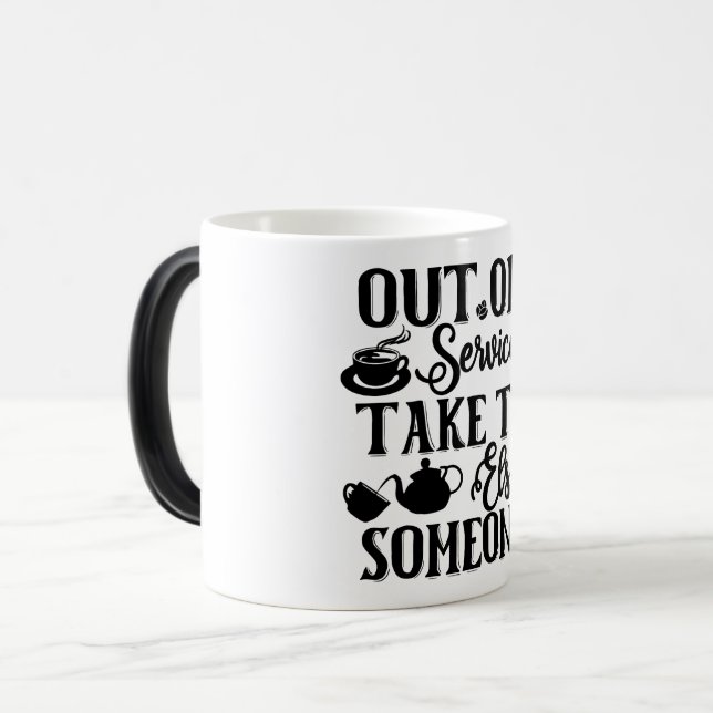 Taza Mágica Mug Magic Funny Office Coffee Quotes (Anverso izquierdo)