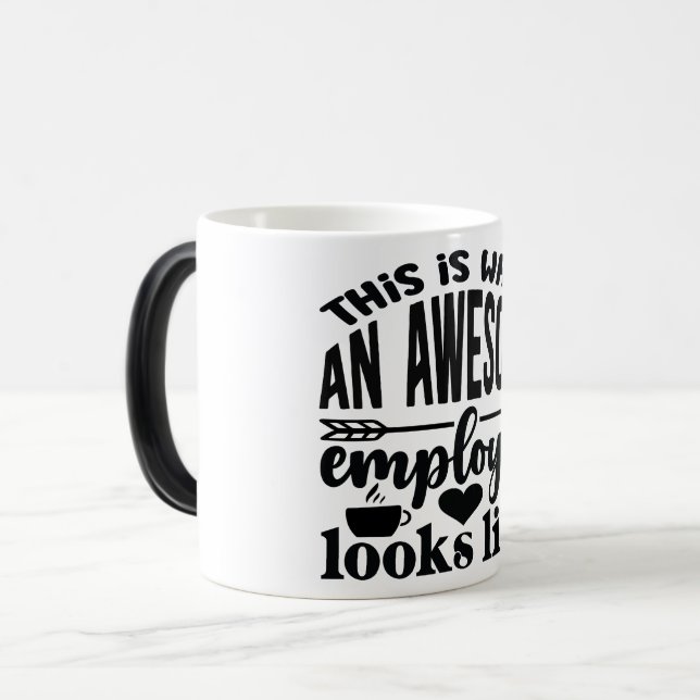 Taza Mágica Mug Magic Funny Office Coffee Quotes (Anverso izquierdo)