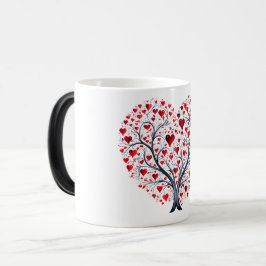 Taza Mágica Mug Magic Valentines Day Hearts