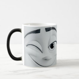 Taza Mágica Mug Magic Winking Cartoon Face 3D