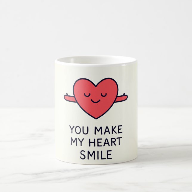 Taza Mágica Mug mágica de sonrisa (Centro)