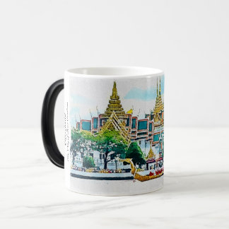 Taza Mágica Mug- Majestuosa barrera real tailandesa en el Gran