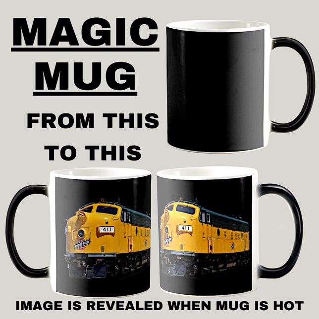 Taza Mágica Mug morfo mágico del diesel amarillo (Subido por el creador)
