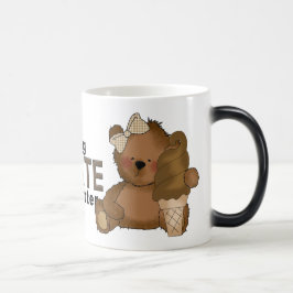Taza Mágica Mug morphing del oso de chocolate