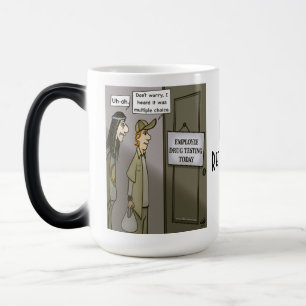 Taza Mágica Mug Morphing Mug de prueba de empleados
