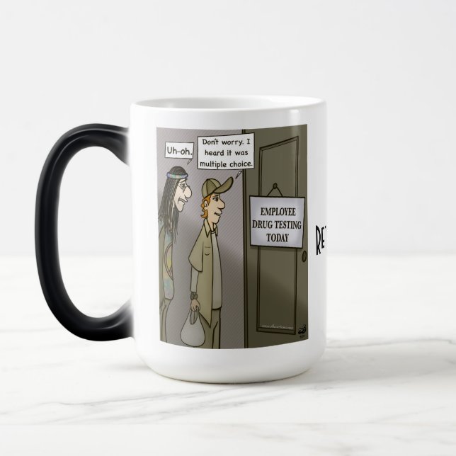 Taza Mágica Mug Morphing Mug de prueba de empleados (Izquierda)