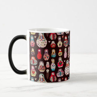 Taza Mágica Mug. muñecas rusas