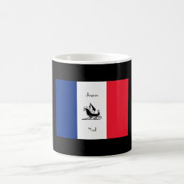 Taza Mágica Mug Navidades de la bandera francesa Joyeux Noel